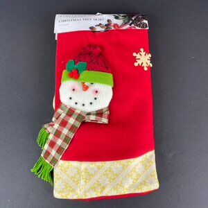 Middleton Snowman Christmas Tree Skirt NEW